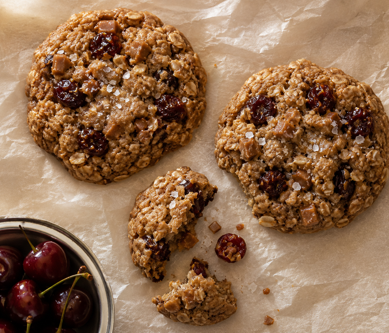 Cherry, Oatmeal, Toffee Cookie